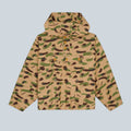 BRUSHSTROKE CAMO SMOCK - GREEN