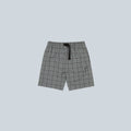 BELTED CHECK SHORT - SAGE
