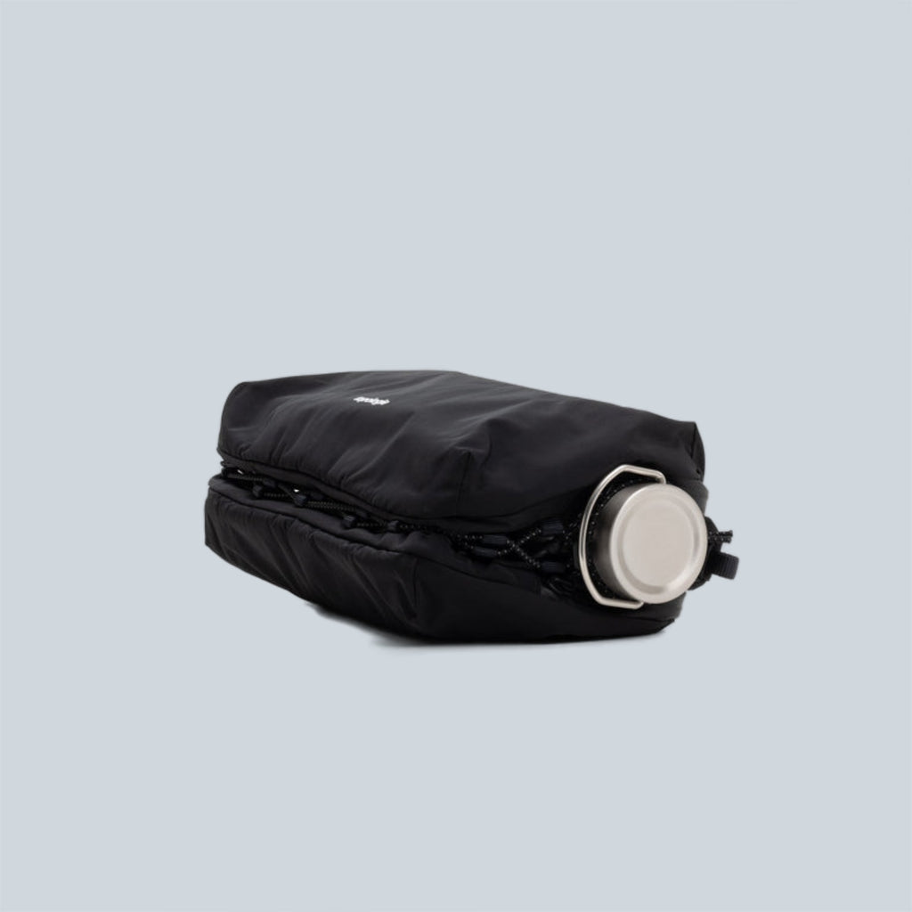 WARES BAGS BOTTLE SACOCHE LARGE - BLACK