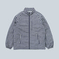 CHECKERED SHELL JACKET - NAVY CHECK