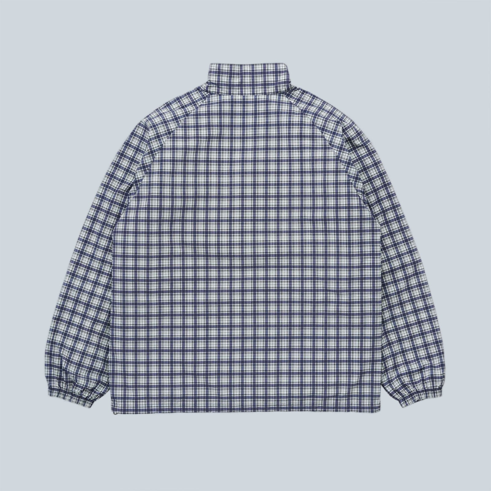 CHECKERED SHELL JACKET - NAVY CHECK
