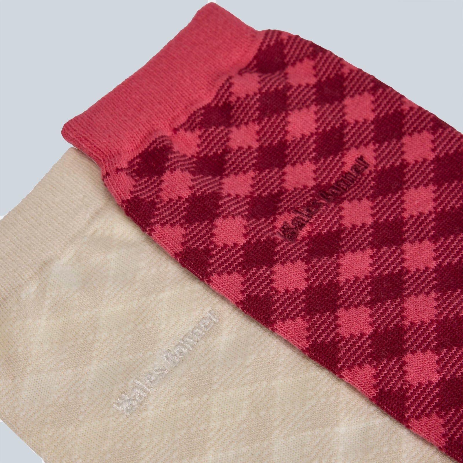 CHECK SOCK - RAPNK BROWN