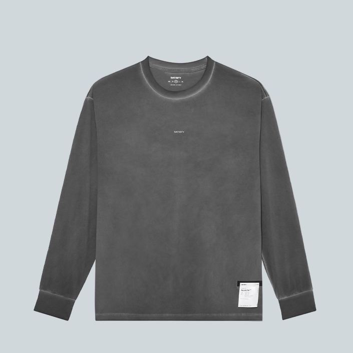 AURALITE LONG TEE - PIGMENT BLACK