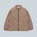 CHECKERED SHELL JACKET - BRICK CHECK