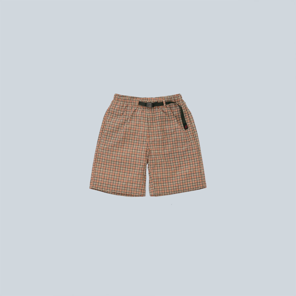 CHECKERED SHELL SHORT - BRICK CHECK