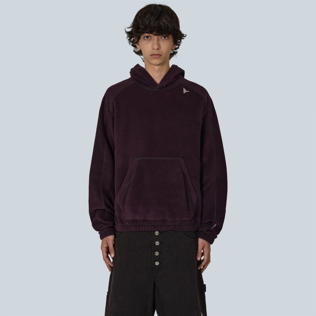 DROWI POLARTEC 100 SERIES FLEECE HOODIE - PURPLE