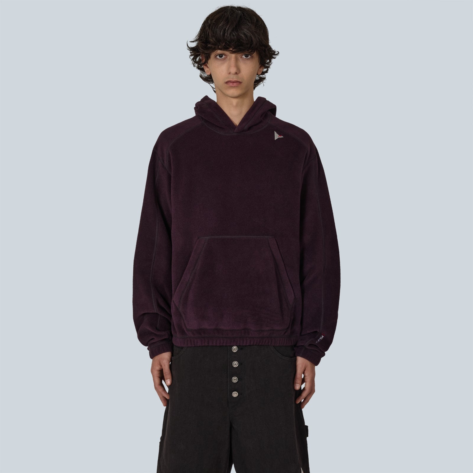 DROWI POLARTEC 100 SERIES FLEECE HOODIE - PURPLE