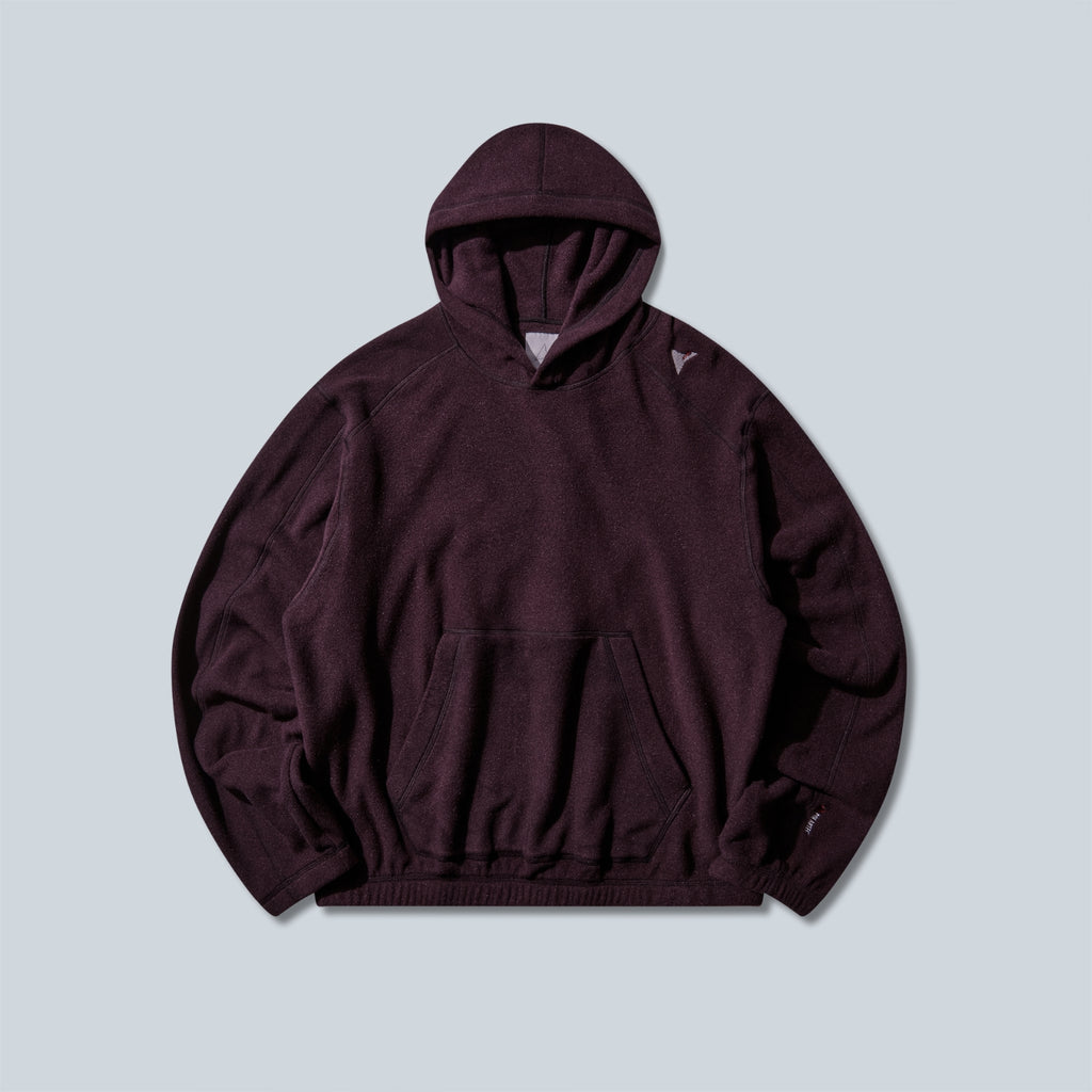 DROWI POLARTEC 100 SERIES FLEECE HOODIE - PURPLE