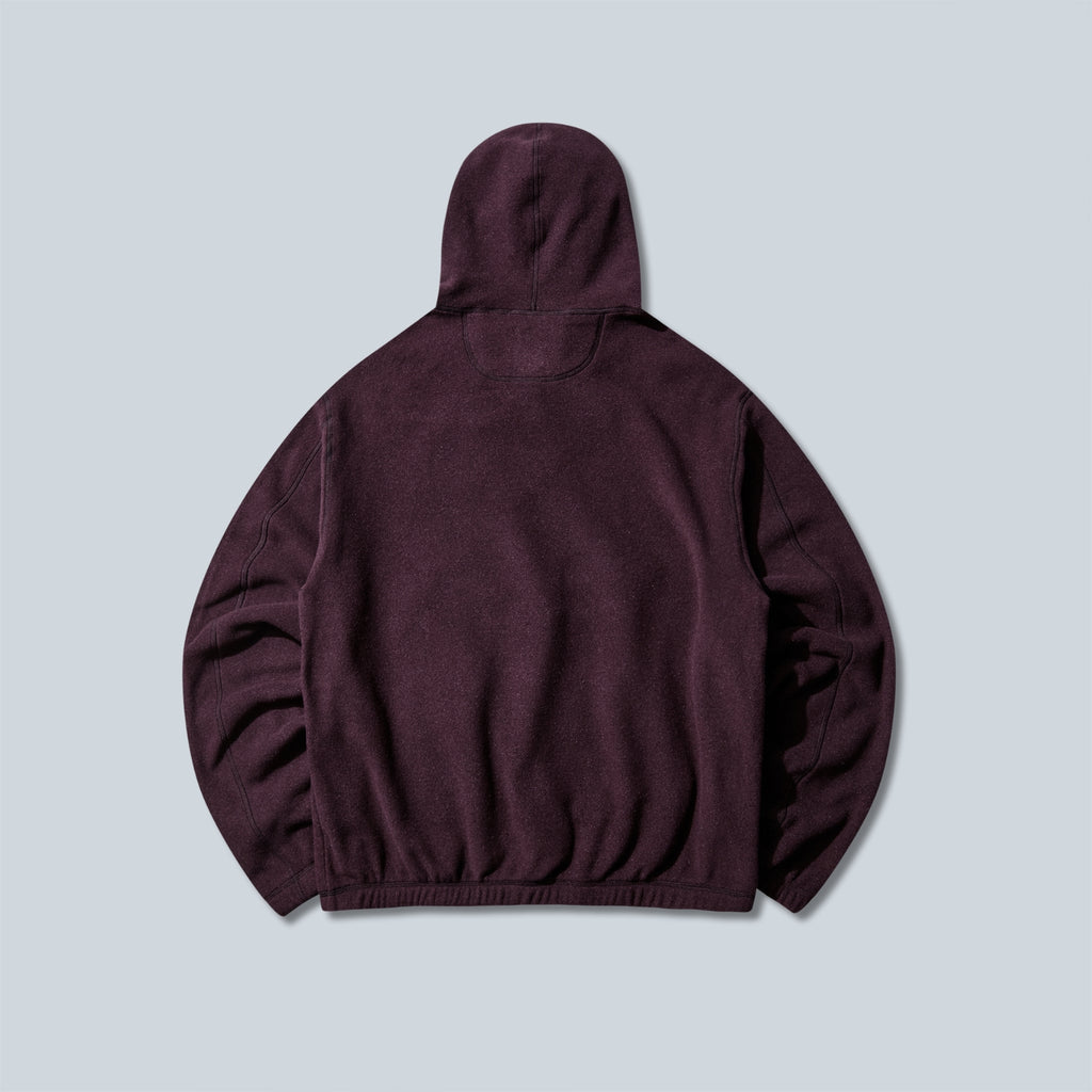 DROWI POLARTEC 100 SERIES FLEECE HOODIE - PURPLE