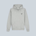 HEART LOGO HOODIE - GREY