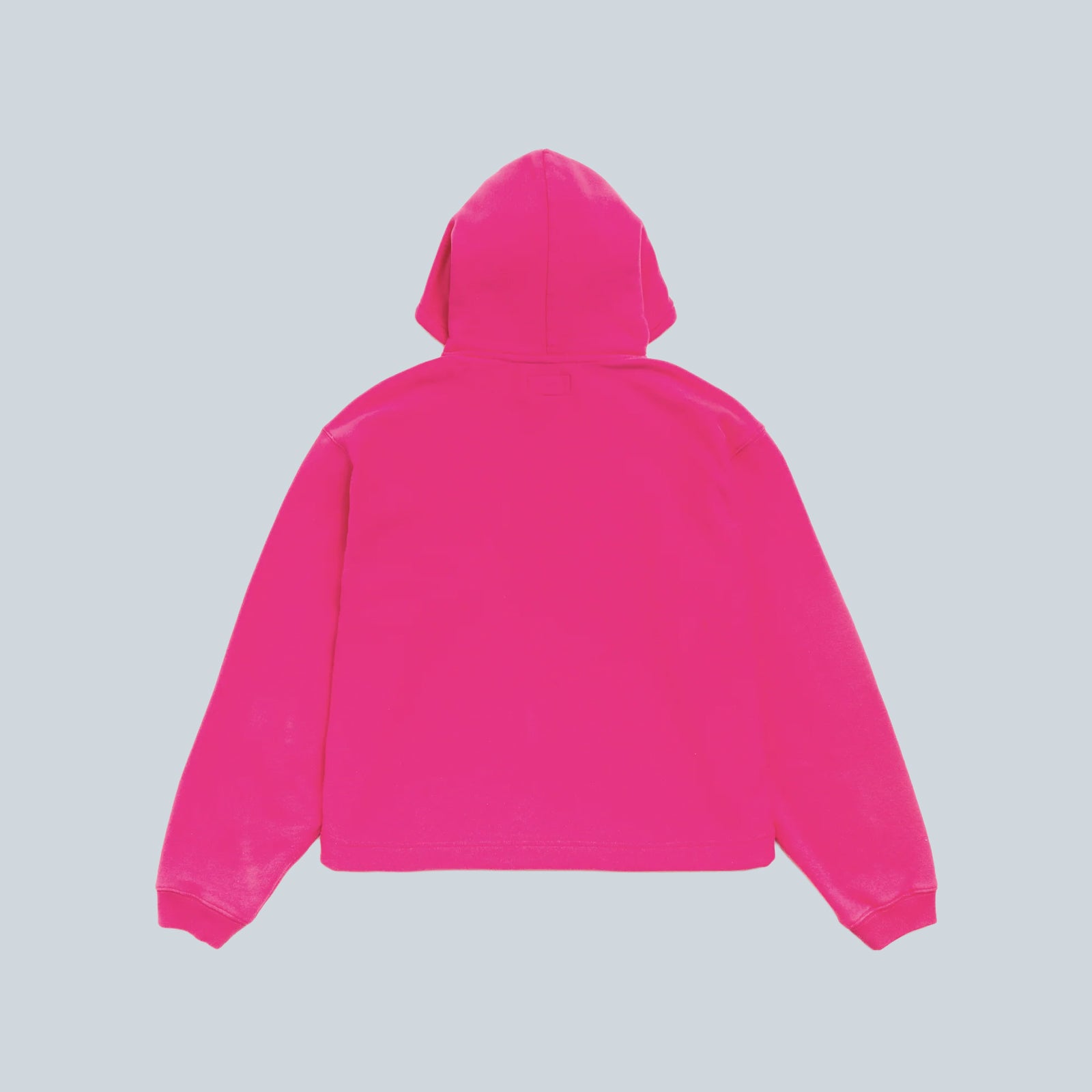 OVAL PULLOVER HOODIE - PINK