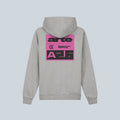 PINK SERIAL HOODIE - GREY