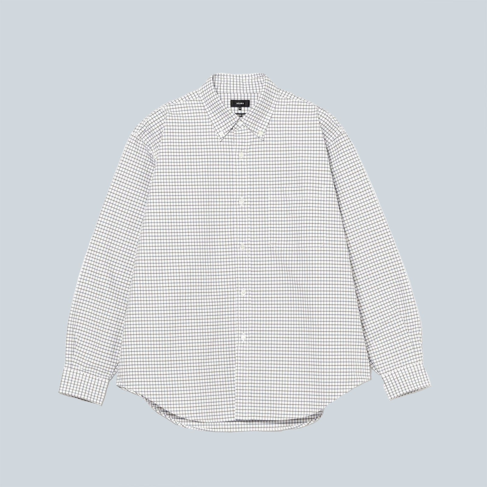OXFORD BUTTON DOWN SHIRT - BL PUR CHK