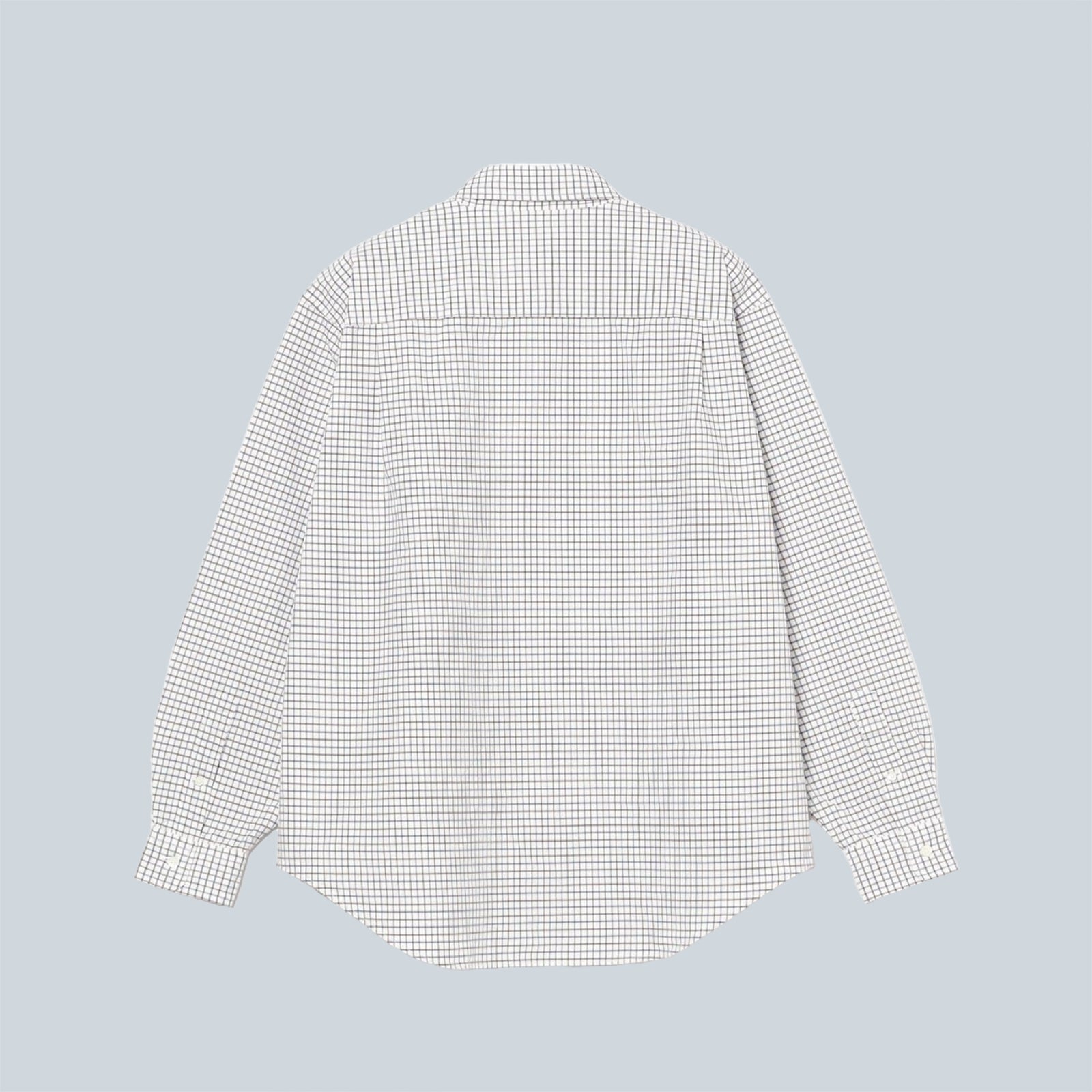 OXFORD BUTTON DOWN SHIRT - BL PUR CHK