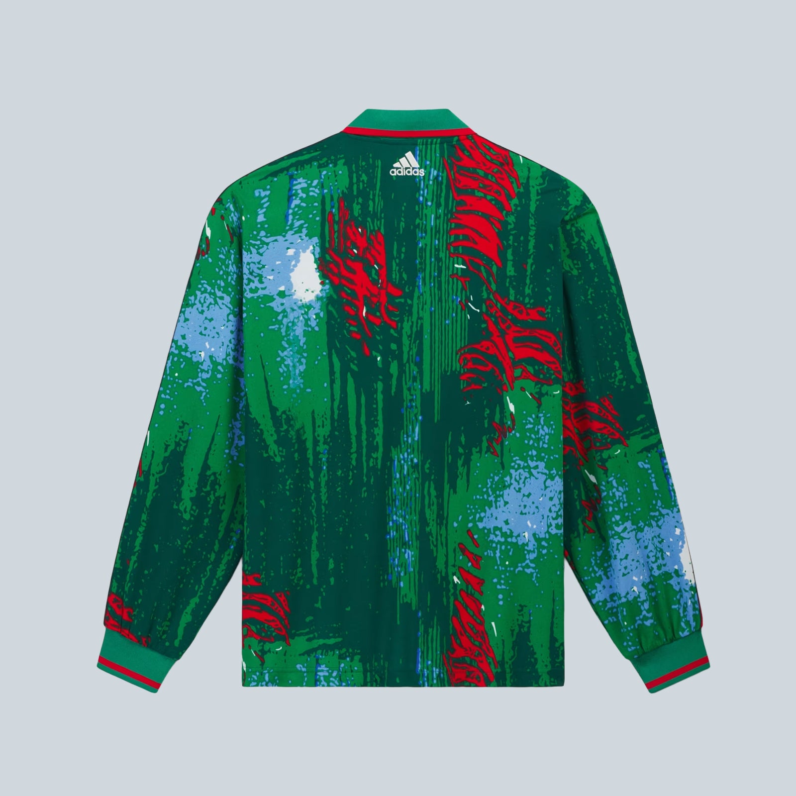 MAILLOT MANCHES LONGUE - GREEN / RED