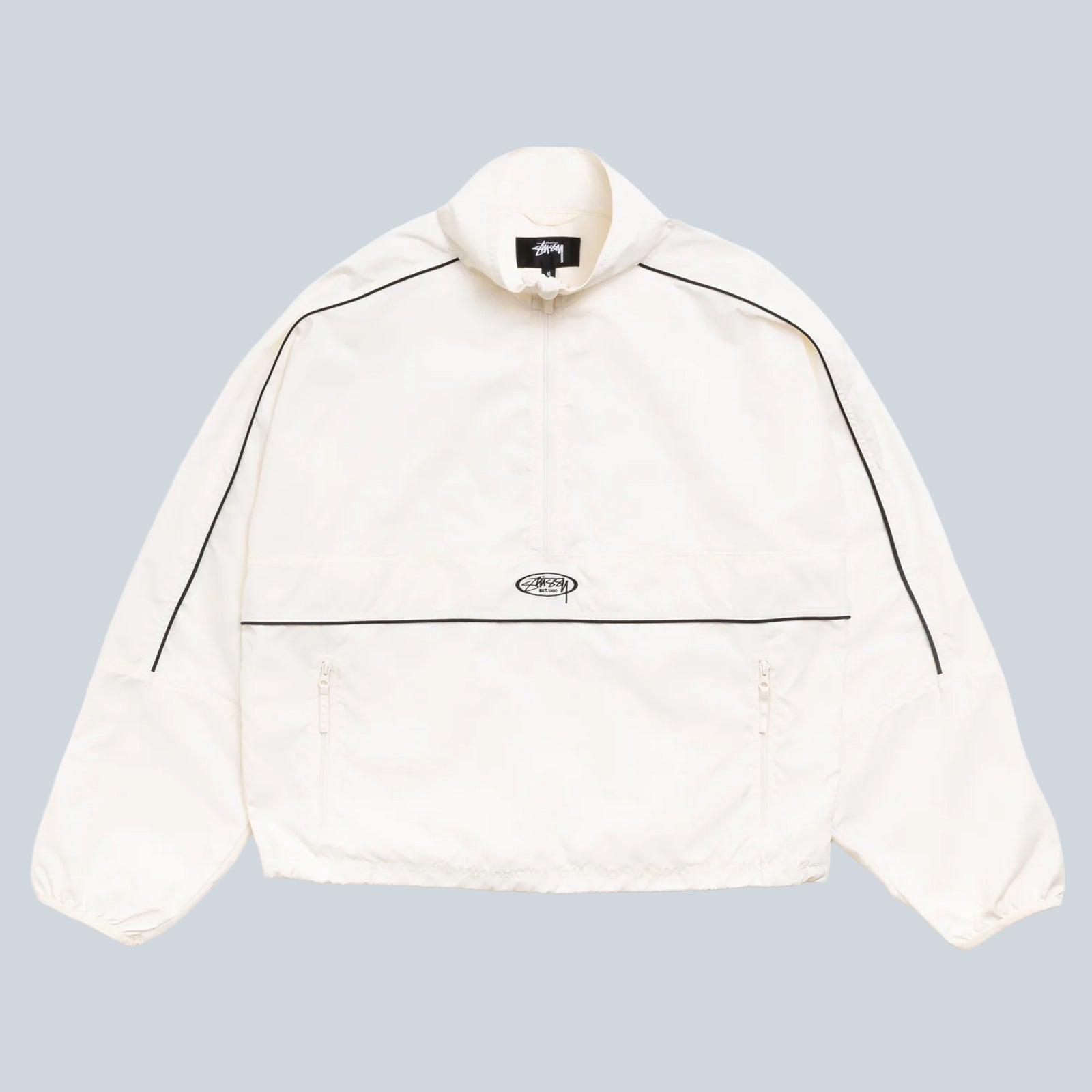 LIGHTWEIGHT PULLOVER JACKET - WHITE
