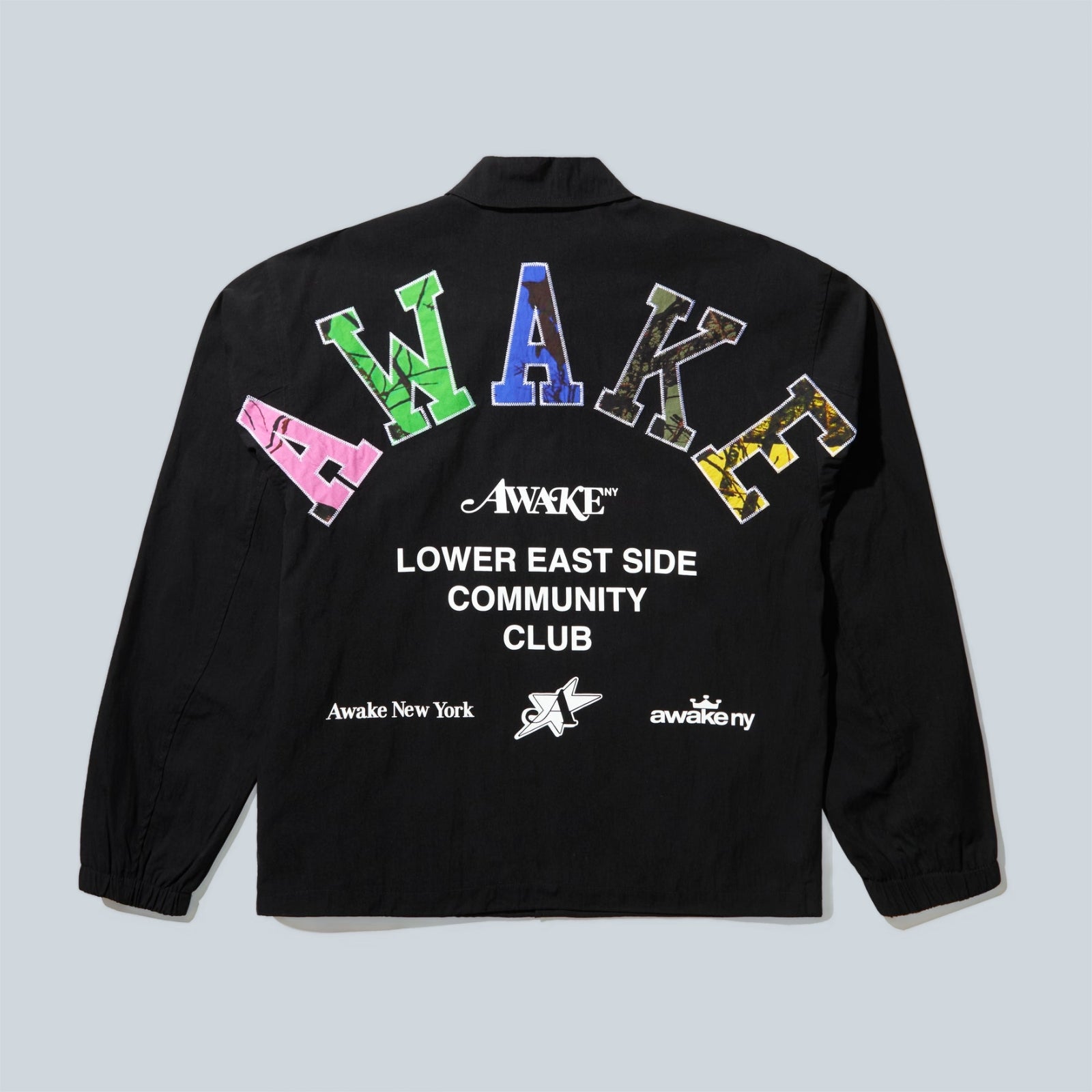 L.E.S COMMUNITY COACHES JACKET - BLACK