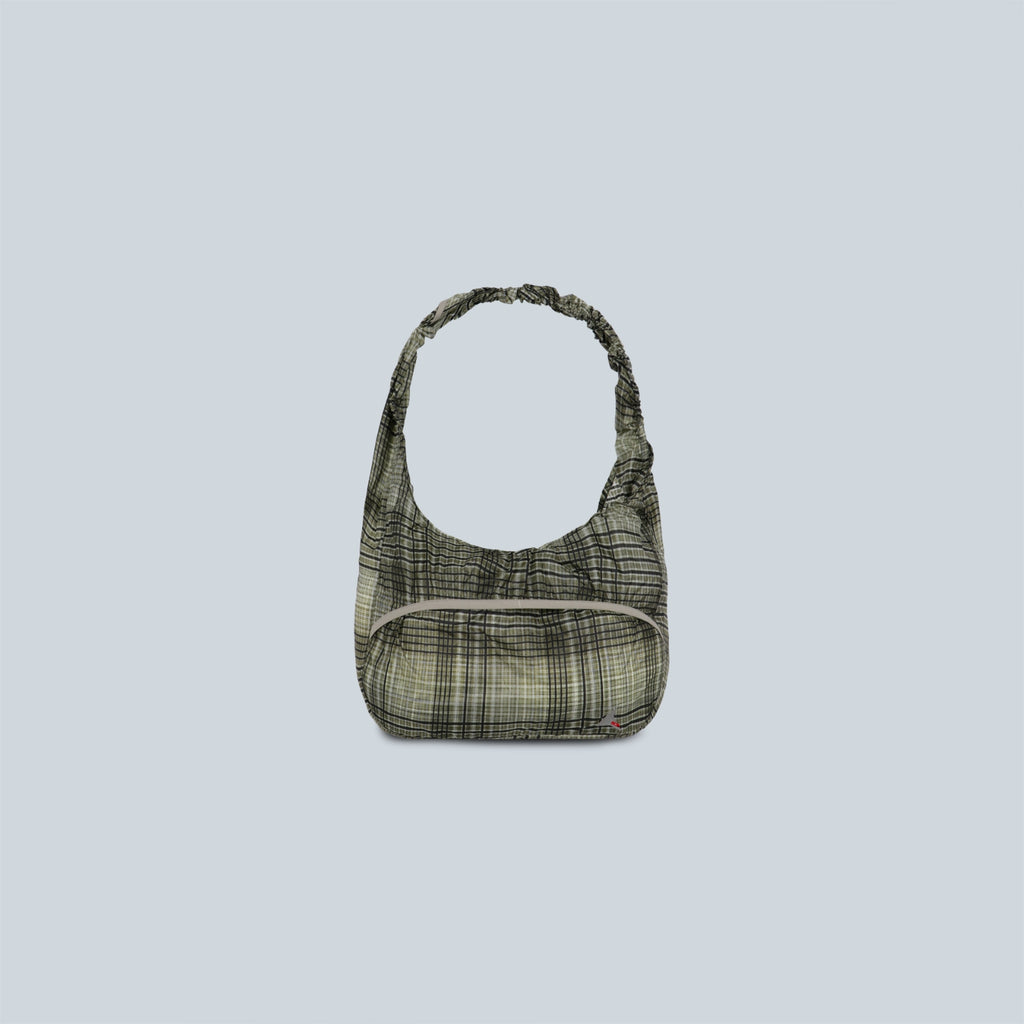 LAKI PACKABLE KNOT BAG - BLACK GREEN