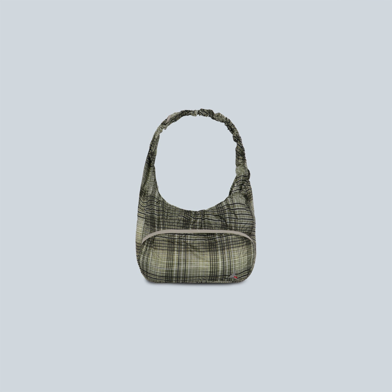 LAKI PACKABLE KNOT BAG - BLACK GREEN