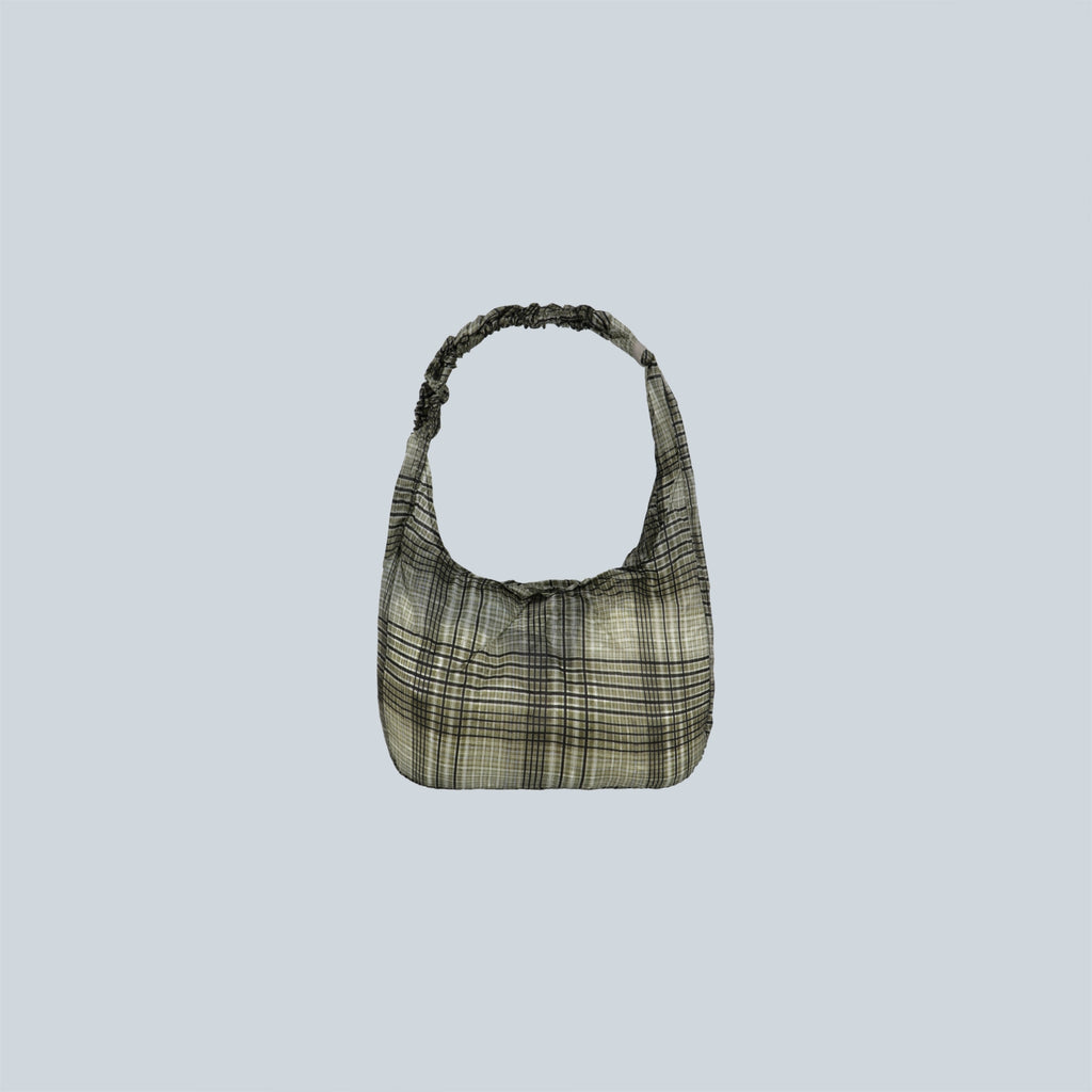 LAKI PACKABLE KNOT BAG - BLACK GREEN