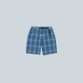 LAGOON SHORT DENIM PLAID - INDIGO CHECKERED PLAID