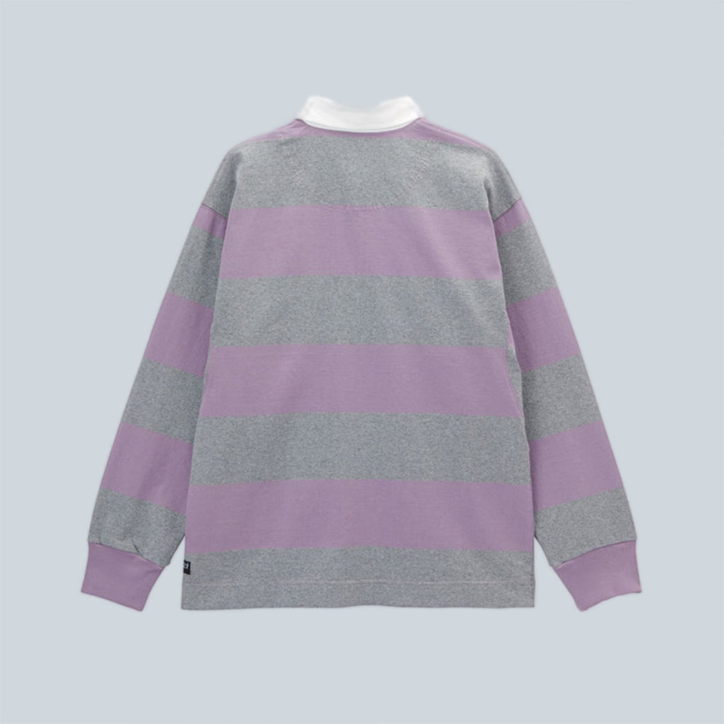 LANGDON RUGBY SHIRT - HEATHER PURPLE