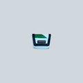 MINI MESSENGER - WHITE GREEN