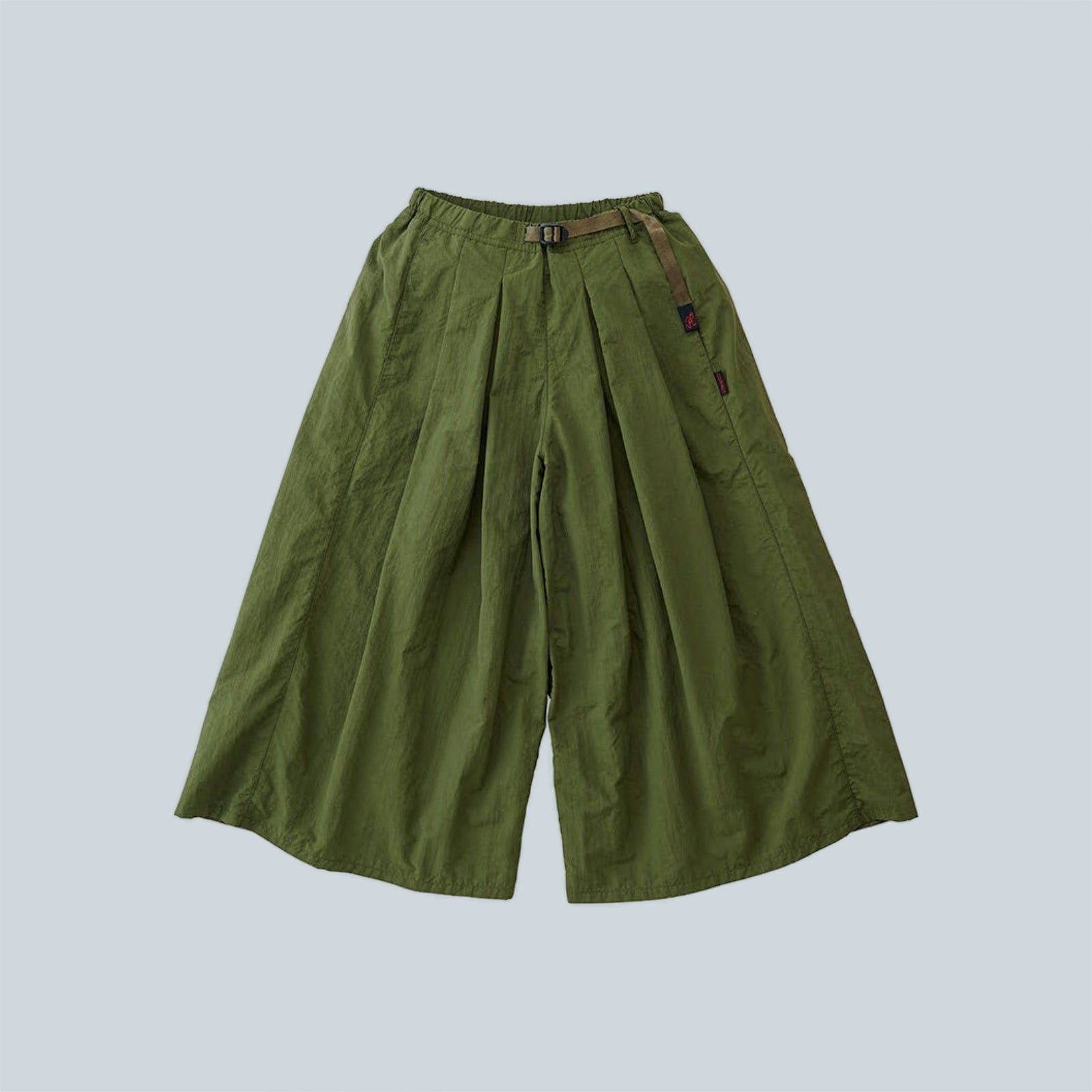NYLON FLARE PANT - OLIVE