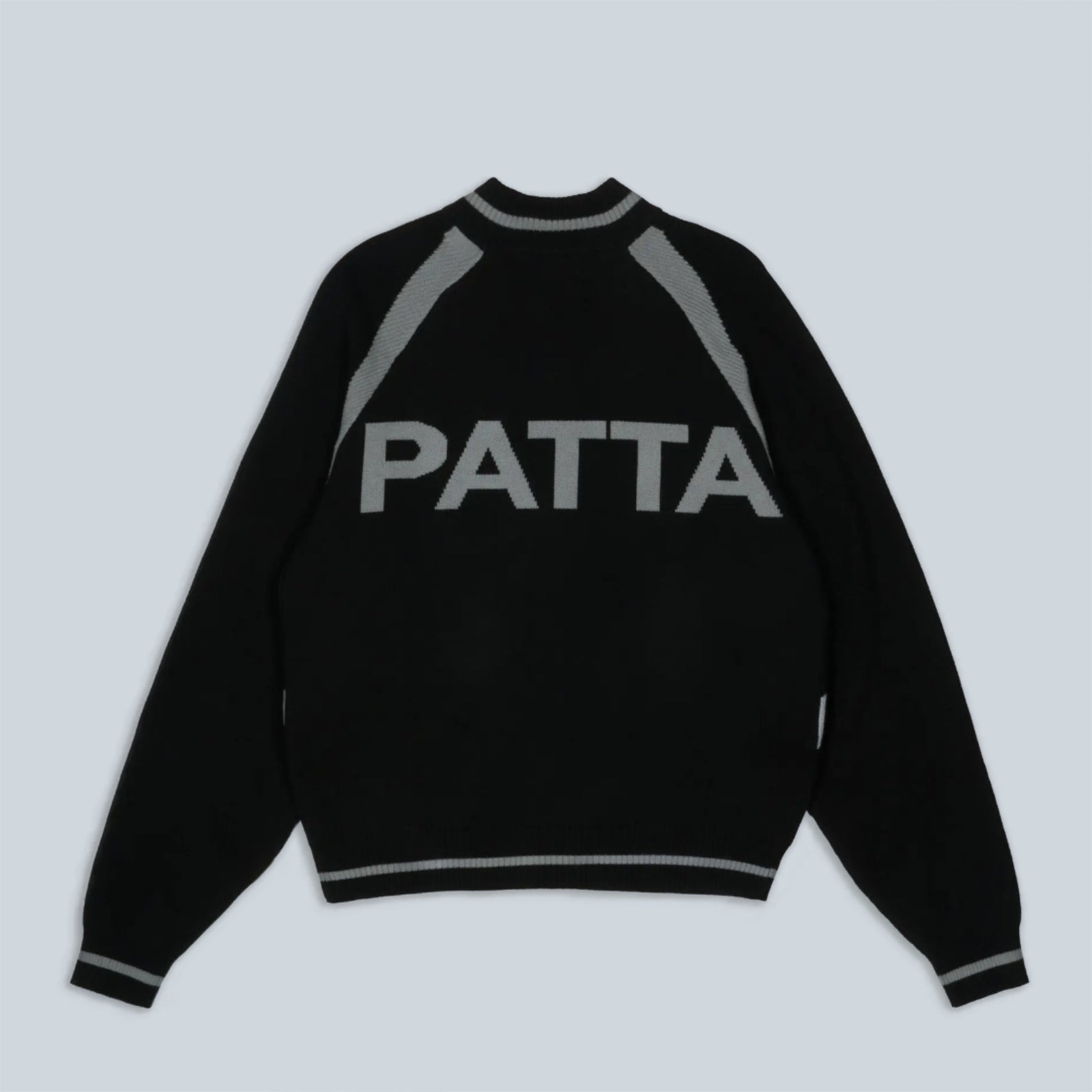 TRACK TOP CARDIGAN - BLACK