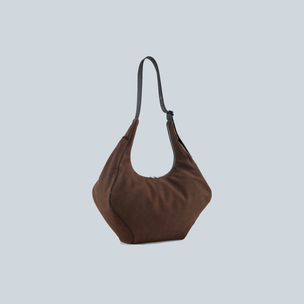 HOBO BAG - DARK BROWN