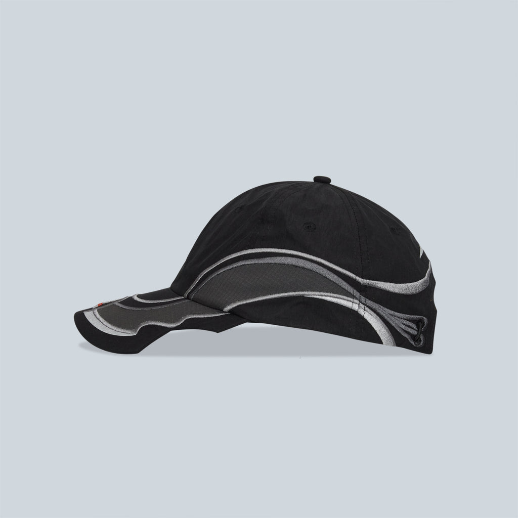 PURSUIT 6 PANEL CAP - WASHED BLACK