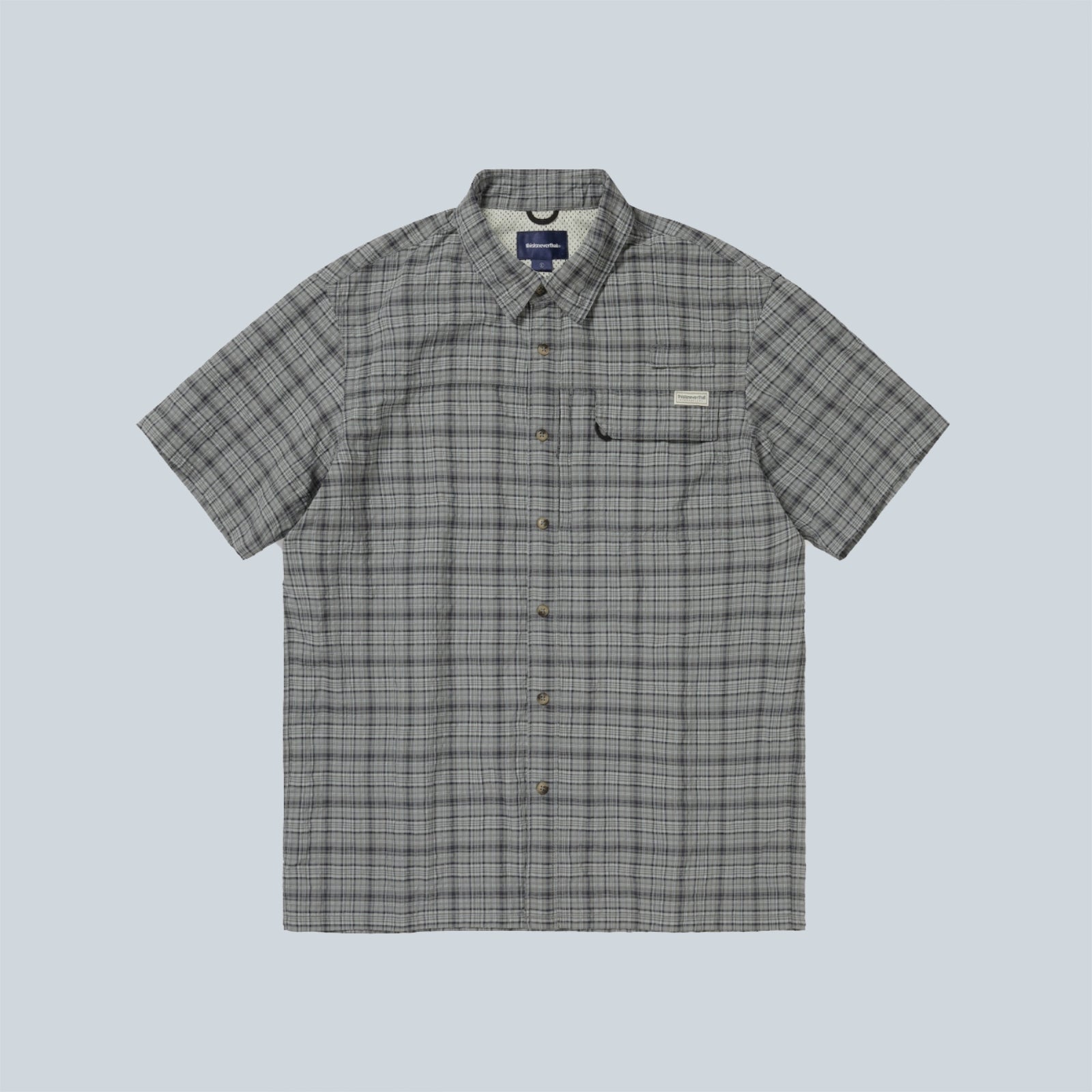 PLAID S/S FISHING SHIRT - SAGE