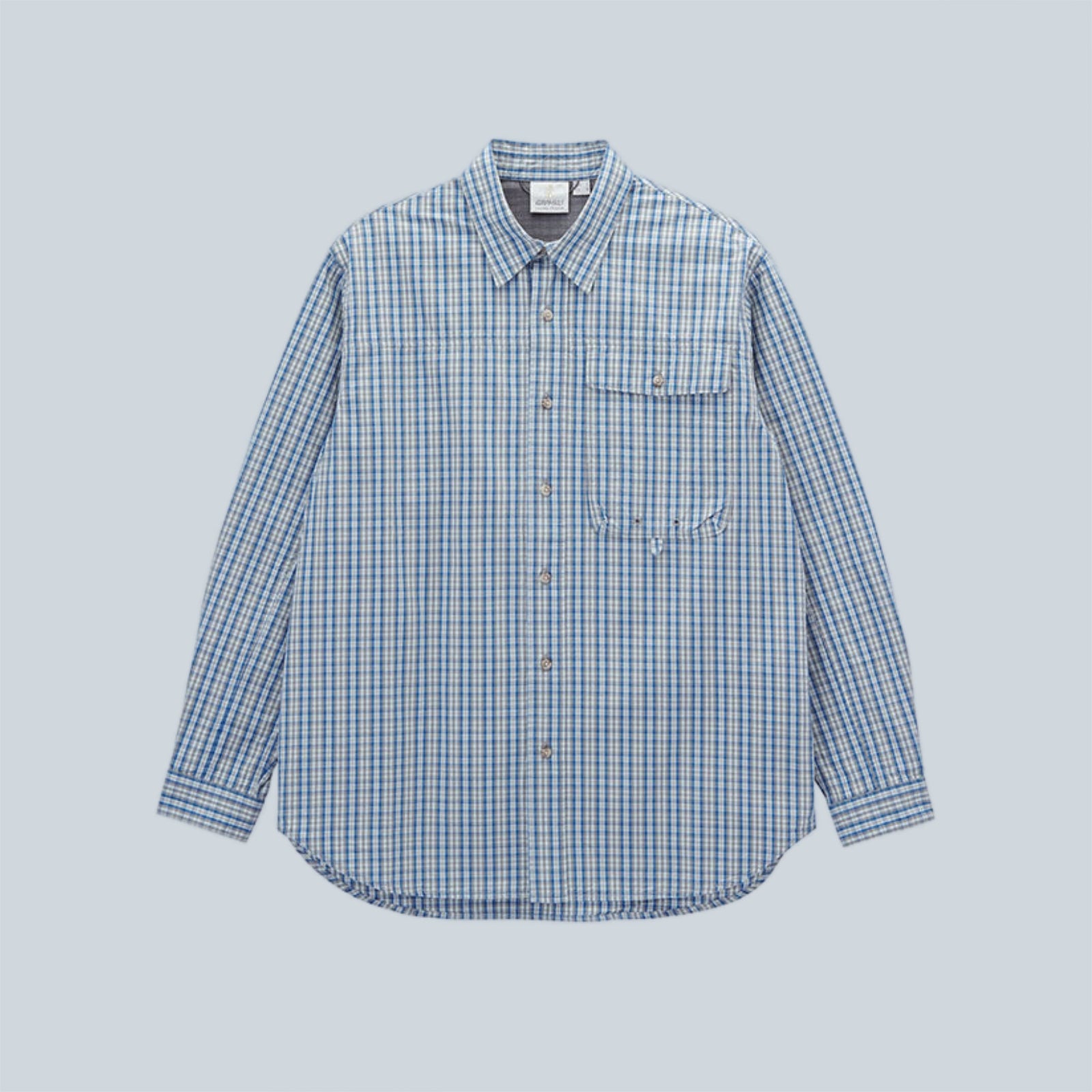 POPLIN MILLWOOD SHIRT - BLUE