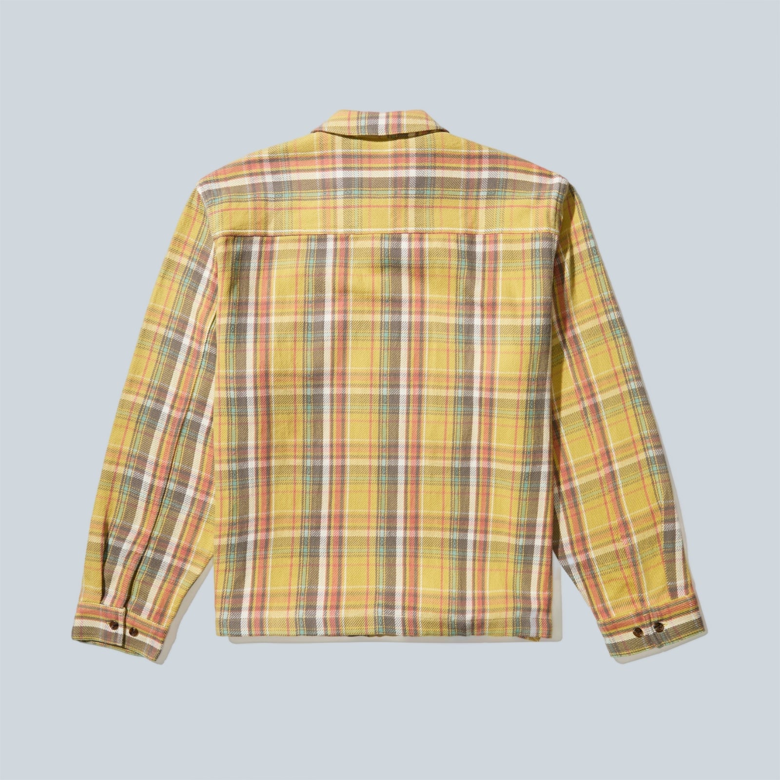 RIVINGTON ZIP FLANNEL - YELLOW