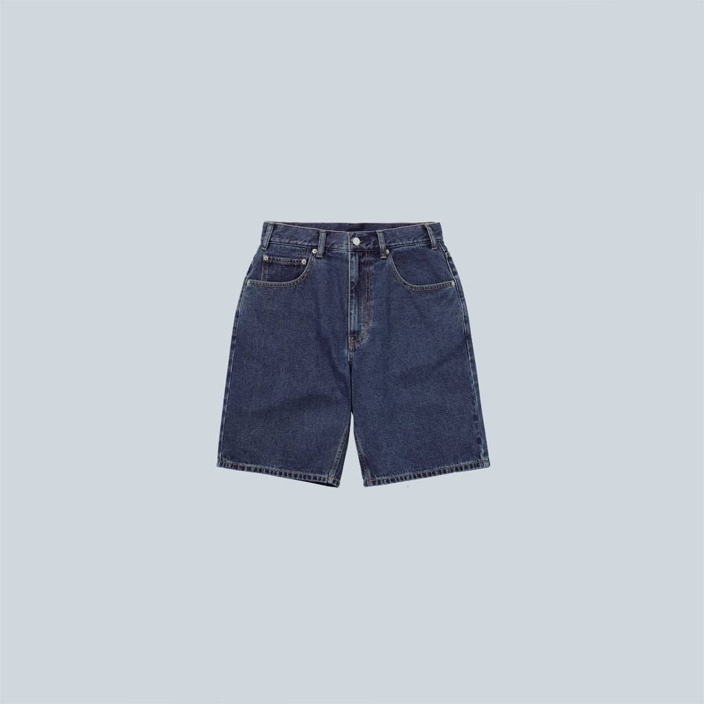 RELAXED DENIM SHORT - BLUE