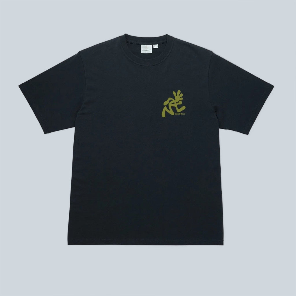 RUNNING MAN TEE - VINTAGE BLACK