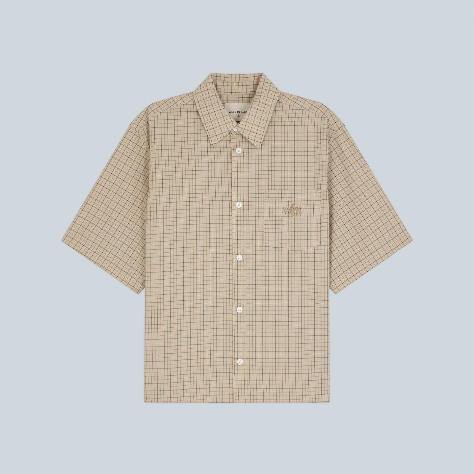 SHORT SLEEVE SHIRT - BEIGE