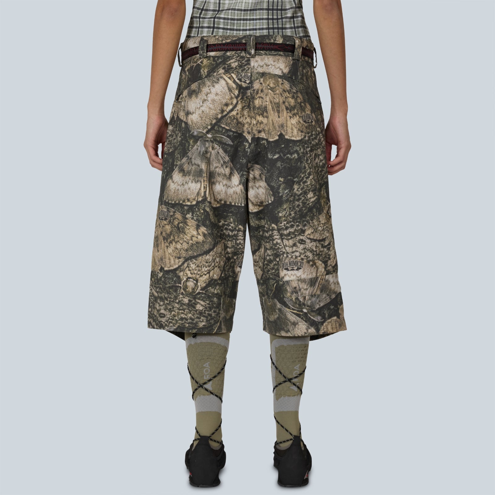 SIERA MOTH PRINT 3/4 PANT - BROWN