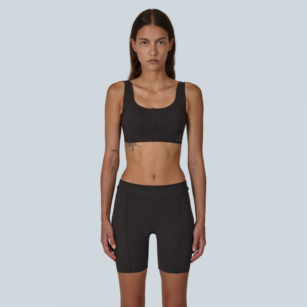 SPINE COMPRESSION BRA - DARK BROWN