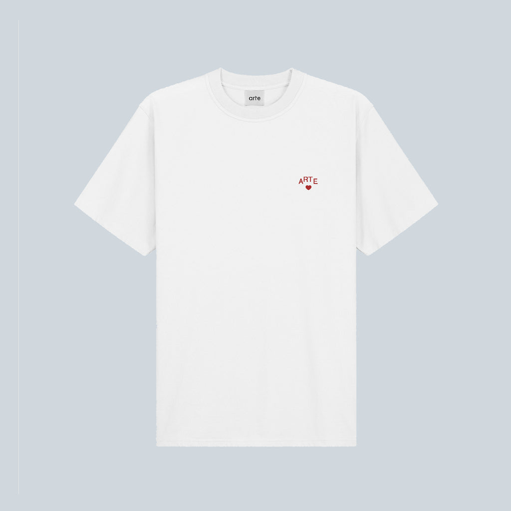 PINK SERIAL T-SHIRT - WHITE