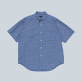 OXFORD BUTTON DOWN SHIRT - BLUE CHK