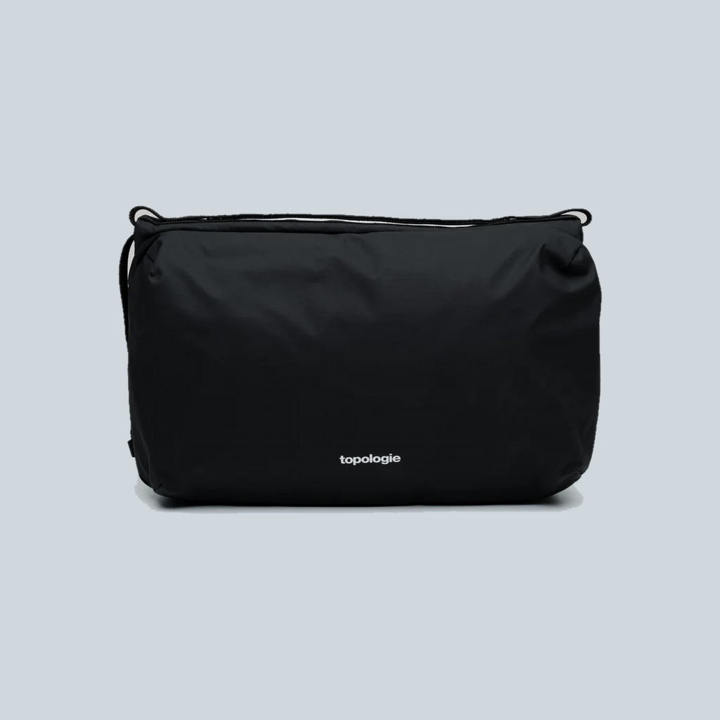 WARES BAGS BOTTLE SACOCHE LARGE - BLACK RIPSTOP DRY