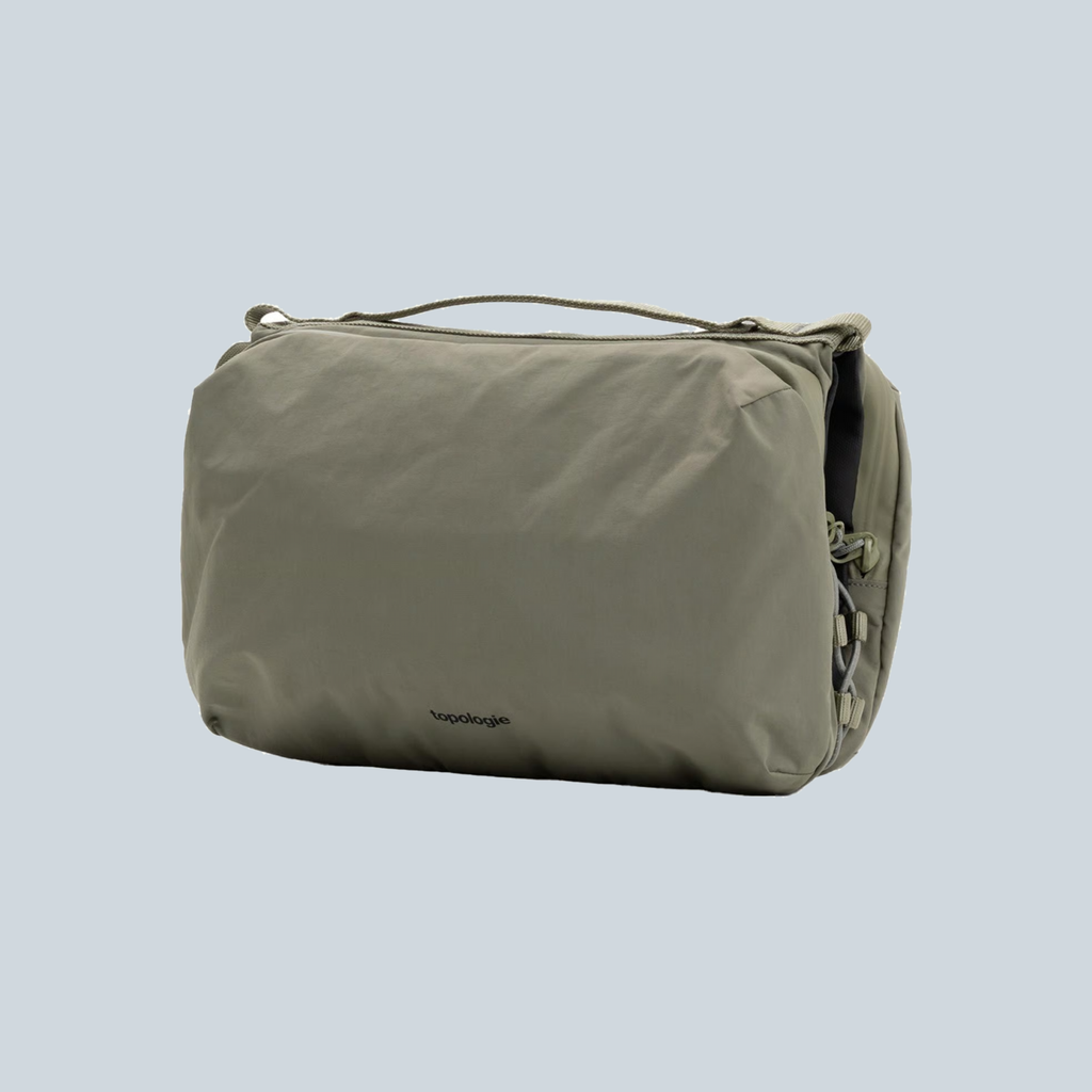 WARES BAGS BOTTLE SACOCHE LARGE - MOSS PAPERY