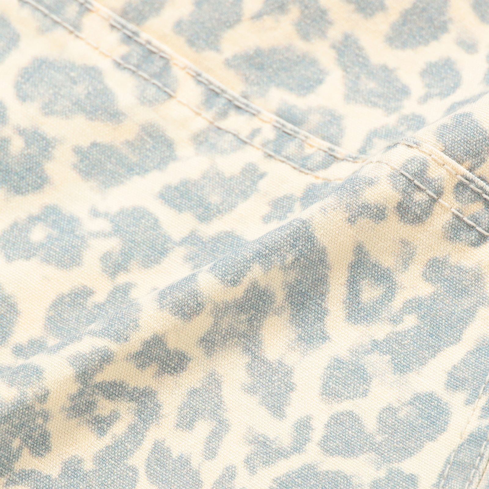 PRINT DOUBLE KNEE SHORTS - LEOPARD