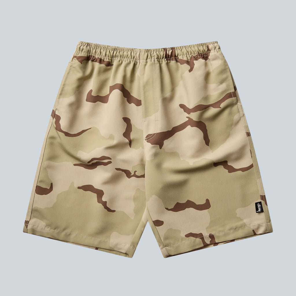 BAGGY BEACH SHORTS - SAND CAMO
