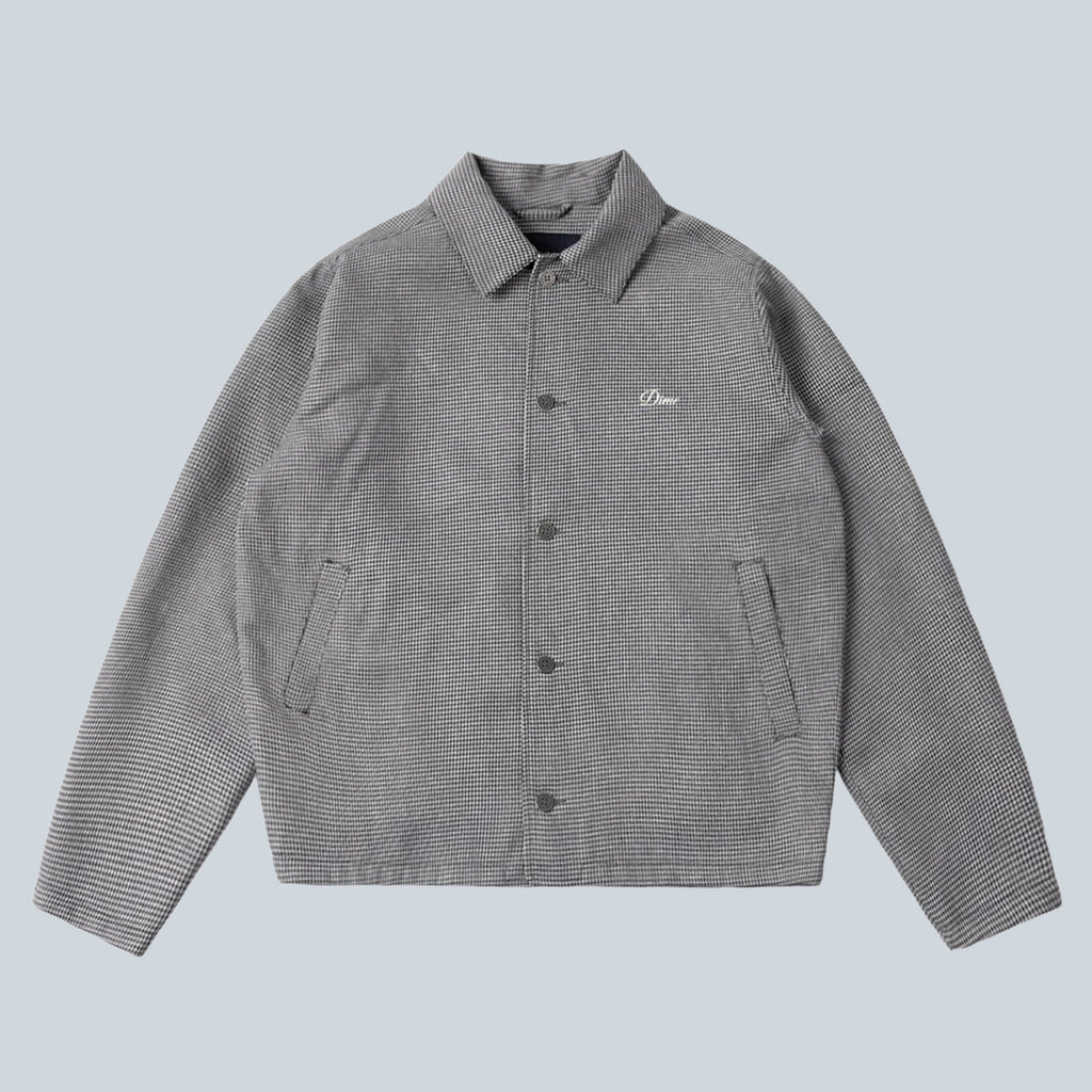 HOUNDSTOOTH JACKET - GRAY
