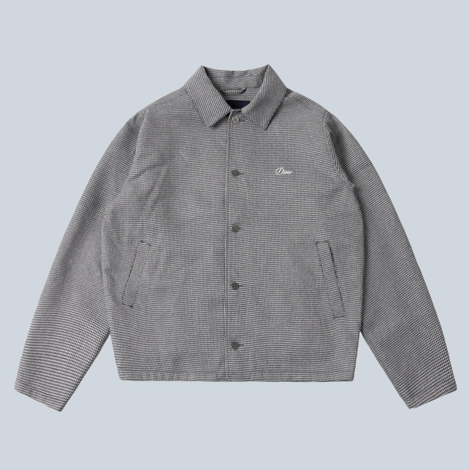 HOUNDSTOOTH JACKET - GRAY