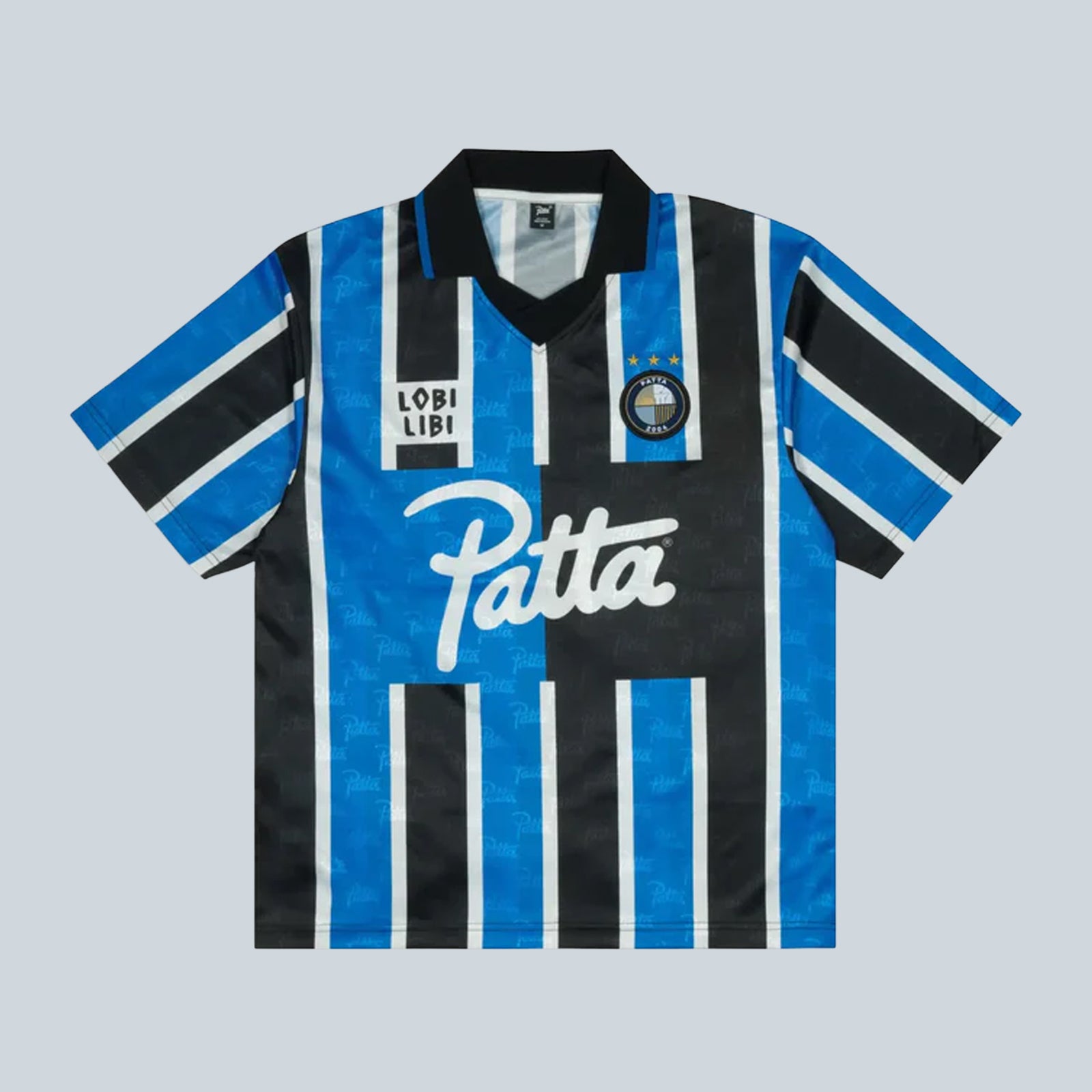 STRIPE FOOTBALL JERSEY - BLUE