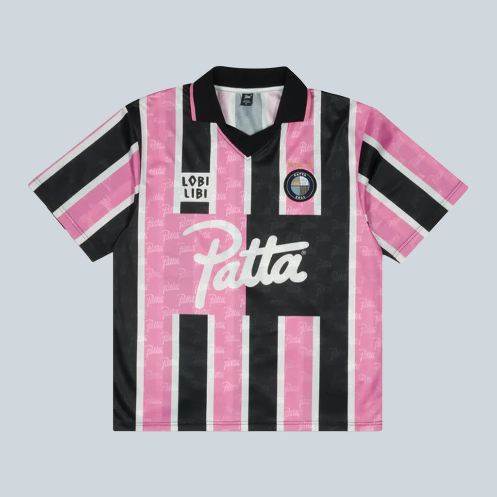 STRIPE FOOTBALL JERSEY - PINK