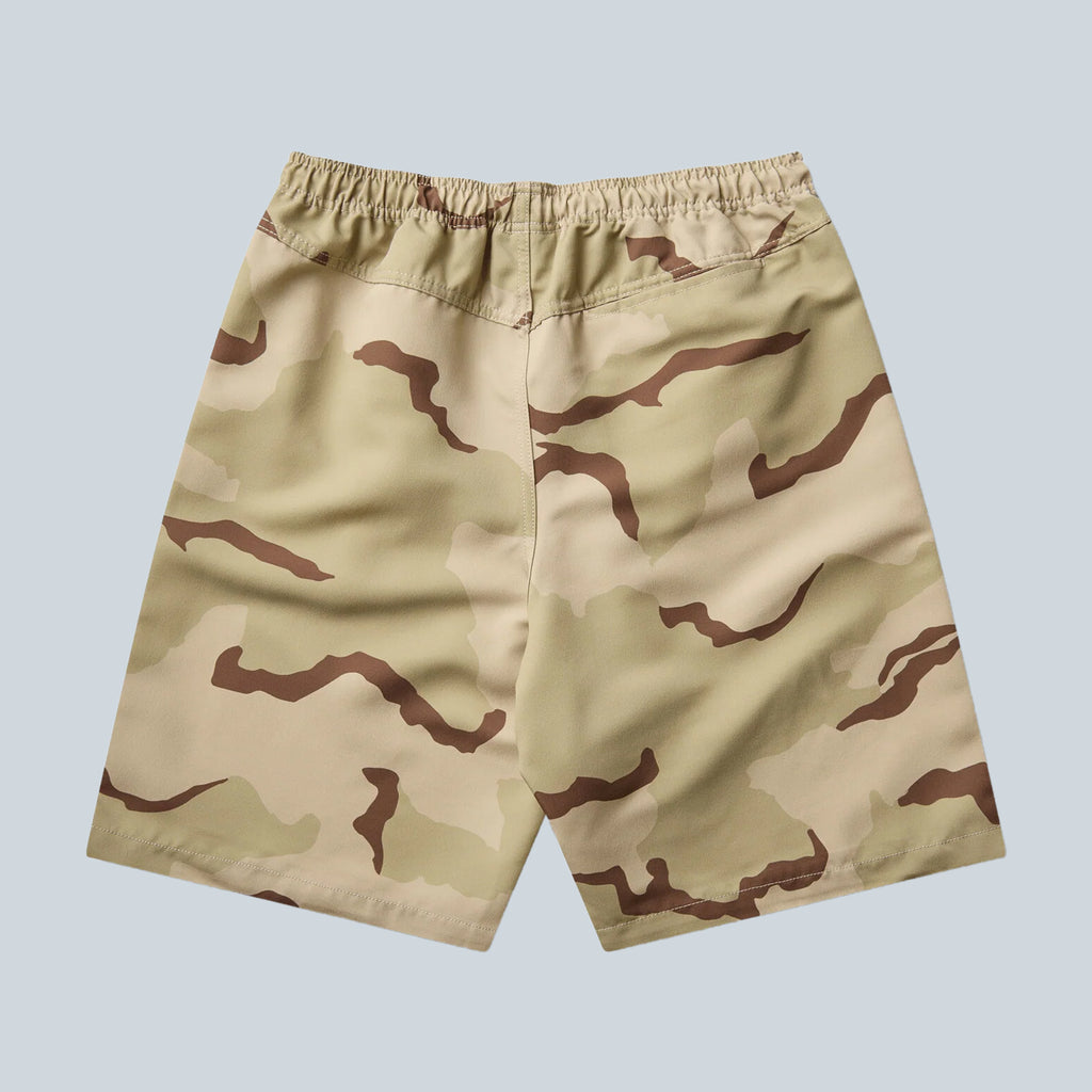 BAGGY BEACH SHORTS - SAND CAMO